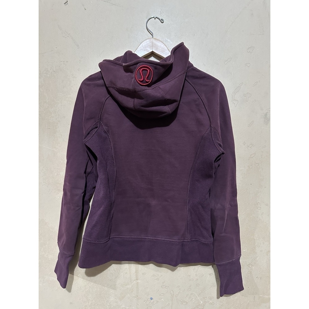 Lululemon Women's Scuba Hoodie Maroon‎ Zip Up Jacket Athleisure Size Small - Picture 4 of 5